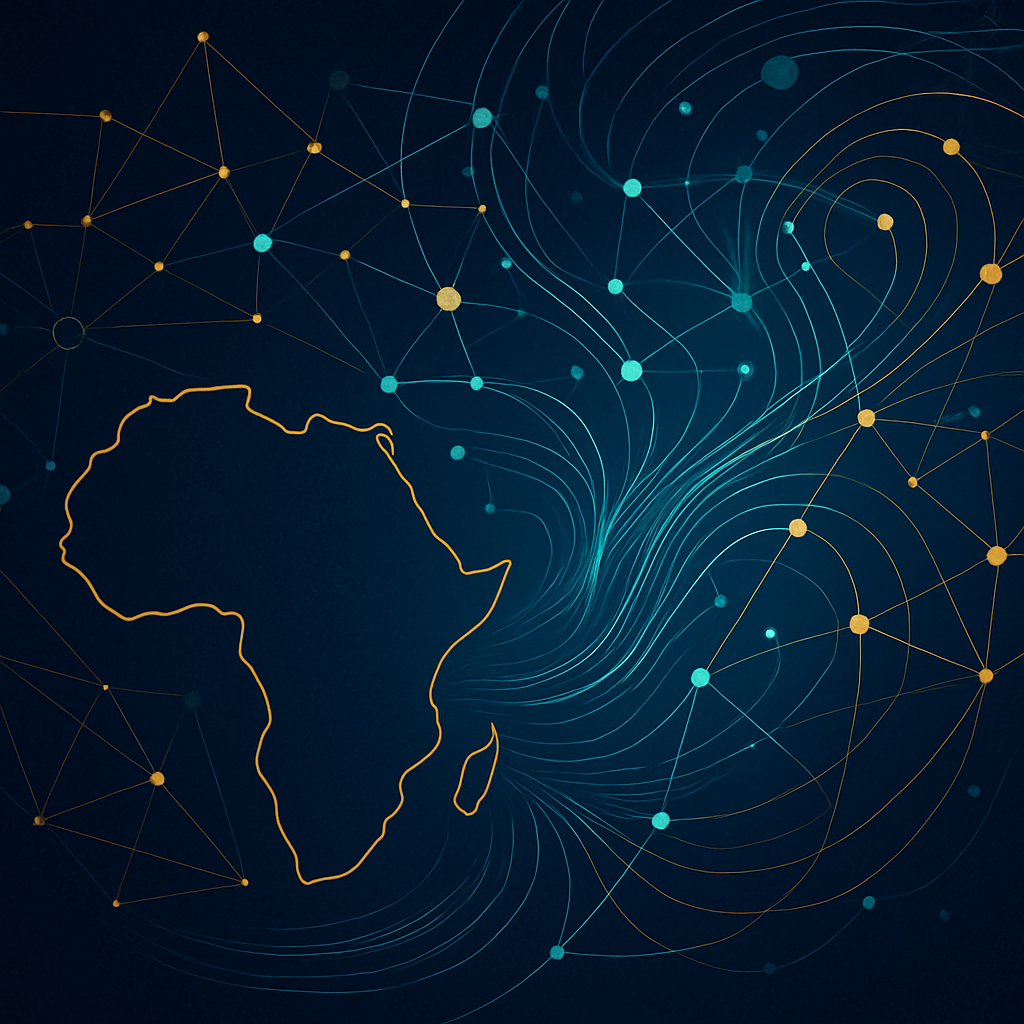 Abstract representation of technology and entrepreneurship